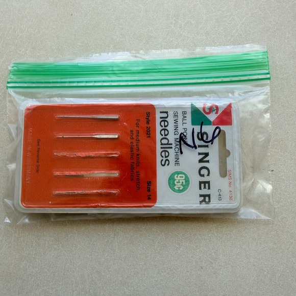 Singer Schmetz Vintage Sewing Machine Needles Lot Ball Point Microtex Sizes 9-18 - Picture 4 of 4